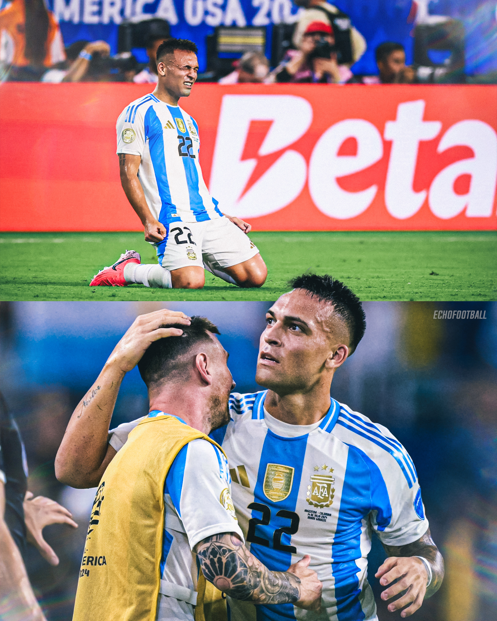 这次，我扛！🇦🇷🏆#阿根廷卫冕美洲杯冠军##阿根廷夺冠##劳塔罗破门# ​