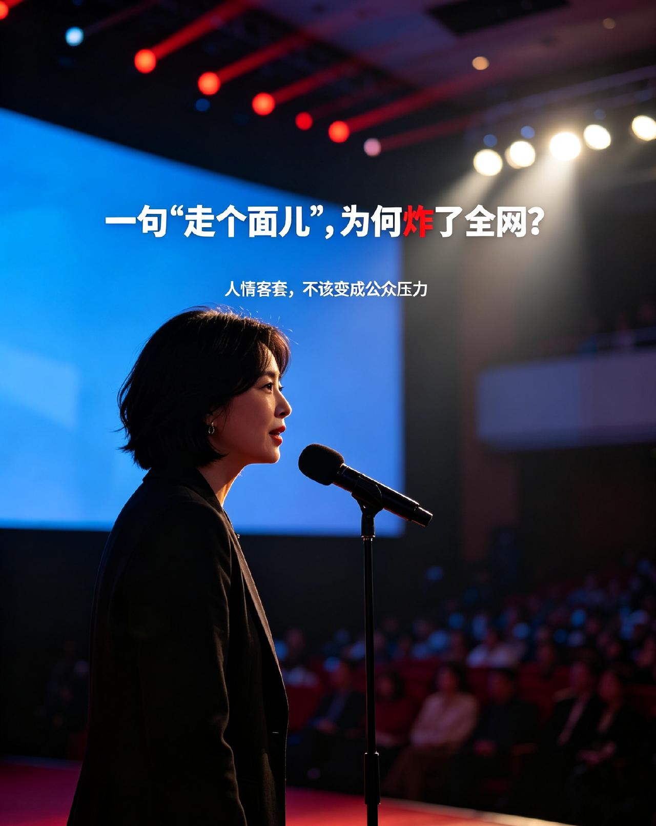 一句“走个面”引爆全网，韩红到底错在了哪里？
 
深耕公益二十年，却因一句客套话