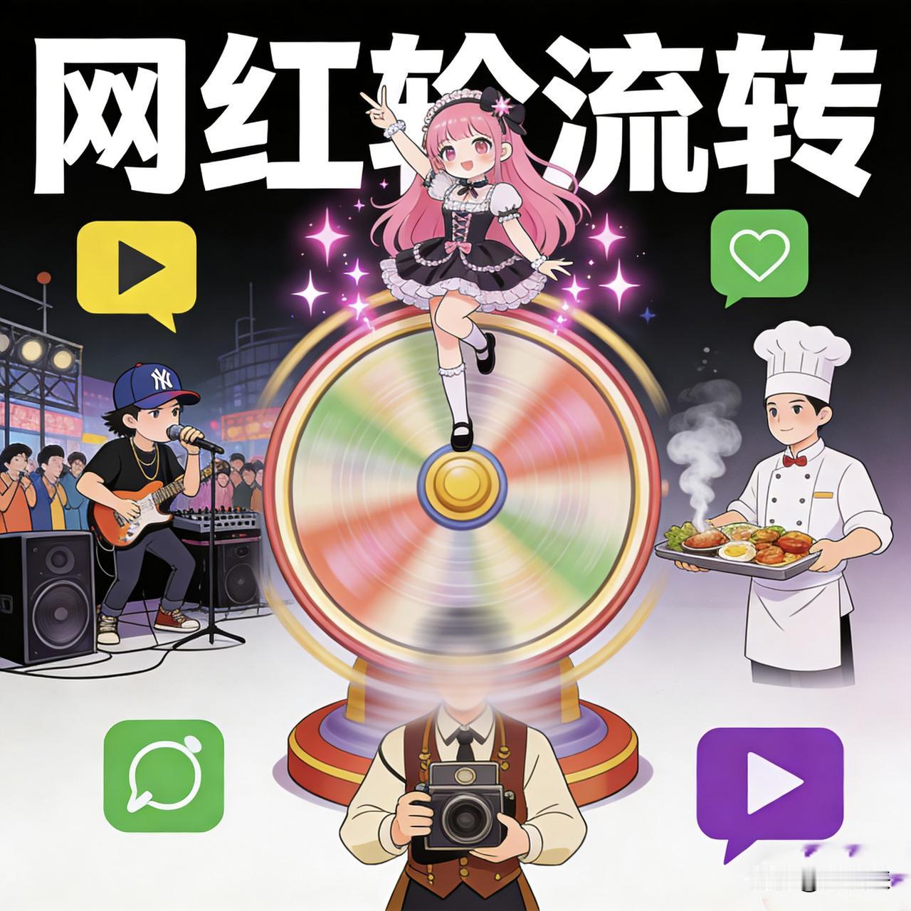 网红轮流转，平台为何每过一段时间就推出一名网红？是选出来的，还是我们集体喂出来的