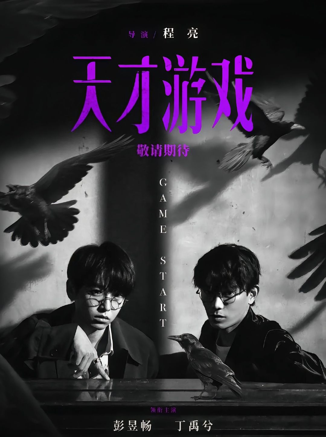 丁禹兮天才游戏预售海报 丁禹兮陈伦玩一把刺激的 丁禹兮陈伦玩一把刺激的，丁禹兮天