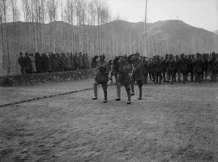 抗战时期，八路军晋察冀军区曾经举行过阅兵式。那是在1940年，晋察冀军区聂司令员