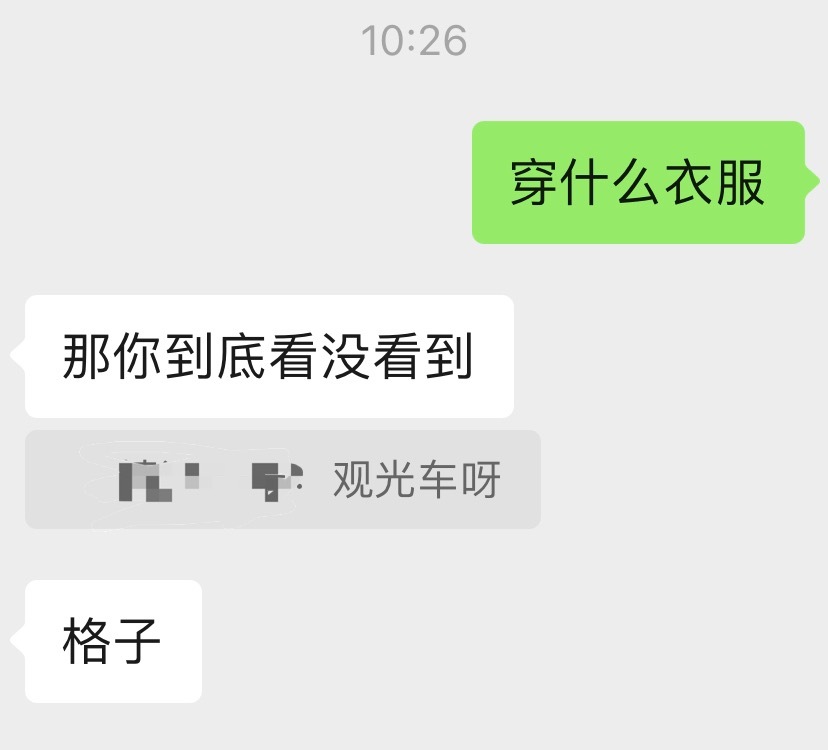 啊啊啊钻钻刚刚偶遇观光车上的邓为格子衣服