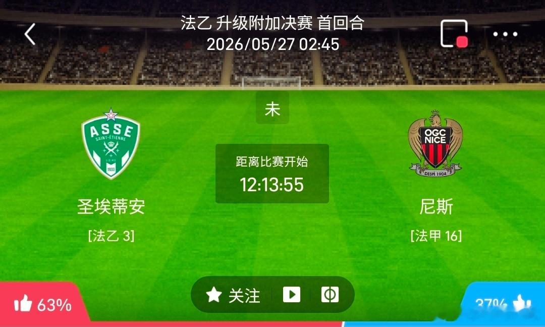圣埃蒂安vs尼斯 1️⃣、圣埃蒂安有利情报- 攻防状态回暖：近8场场均打进1.6