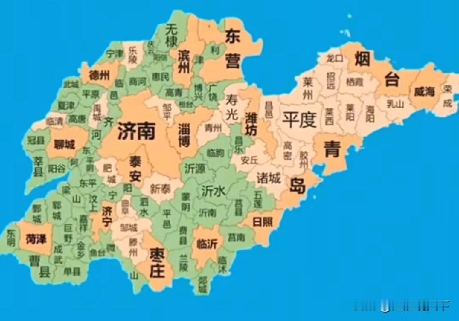 日照市并入临沂市是谣言，山东省16市调整为10个地级市根本不可能
山东省是中国第