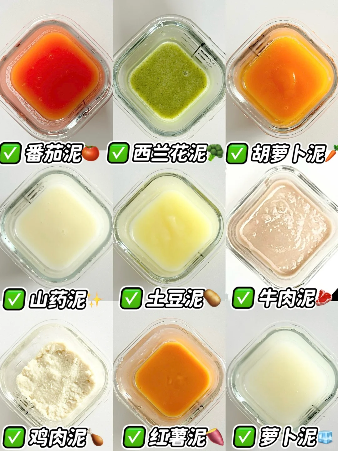 6M+宝宝辅食泥添加🥣保姆级教程🔥