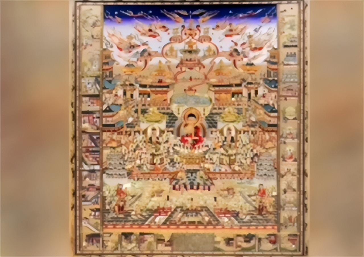 2010年，一位老人将自己用16年刺绣的一幅佛经图展于杭州灵隐寺，瞬间轰动！有人