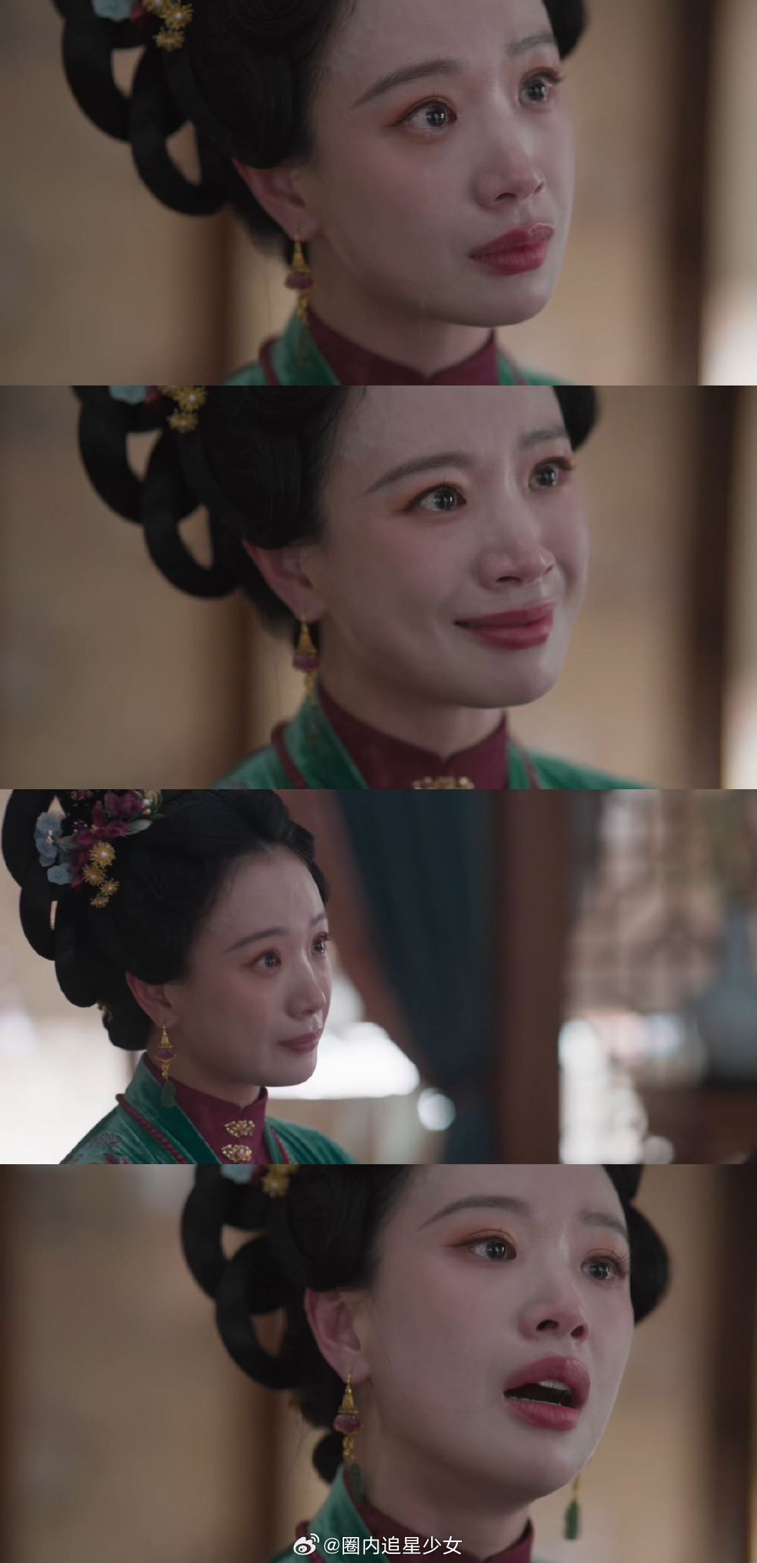 李梦台词破音里全是绝望 李梦台词爆发力 这场对手戏氛围感拉满，和离后的赵星棠，遭