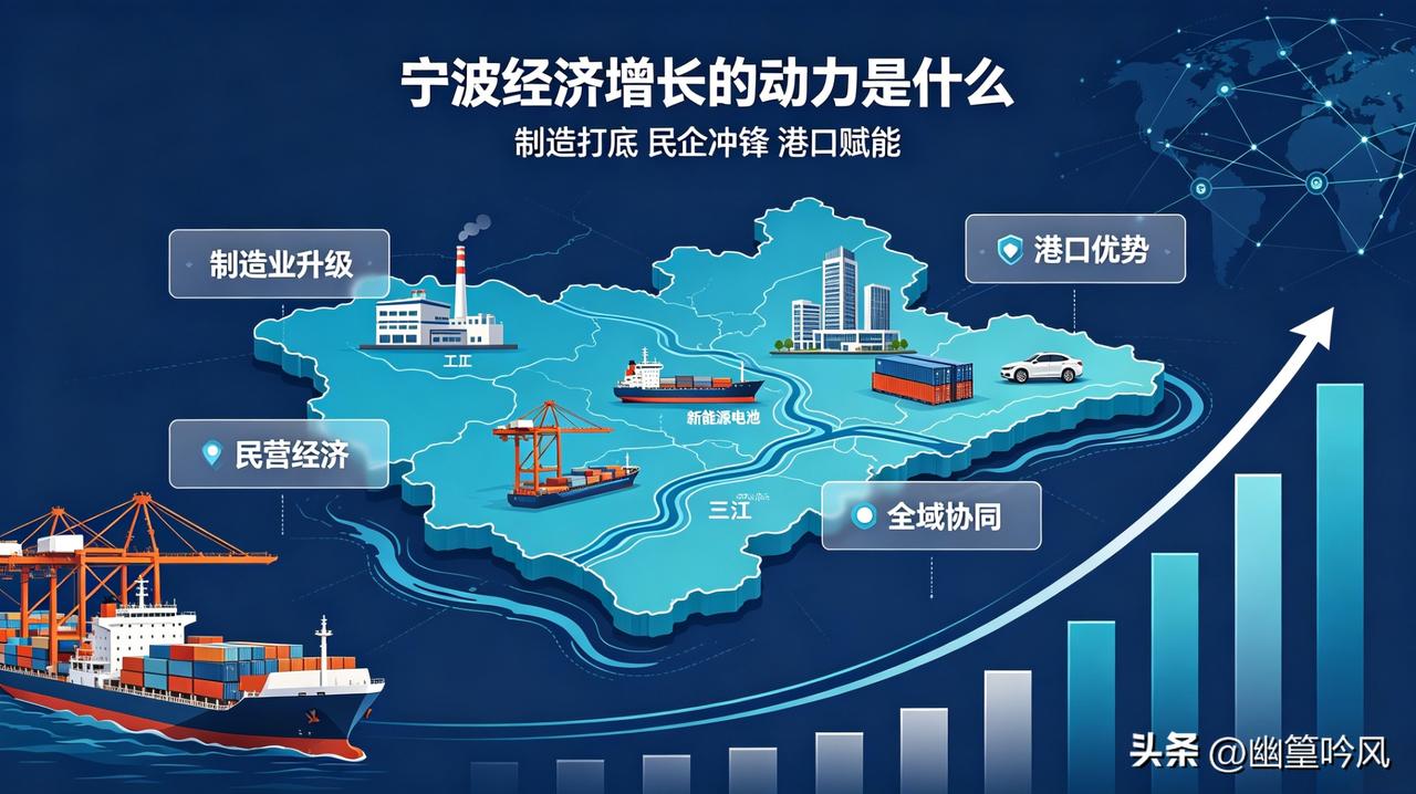 第一，制造业是压舱石。宁波拥有海量规上工业企业，一大批单项冠军、专精特新企业扎根