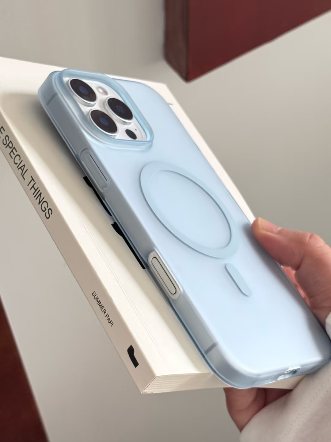 蓝色系磁吸壳、好看🧊🧊🧊