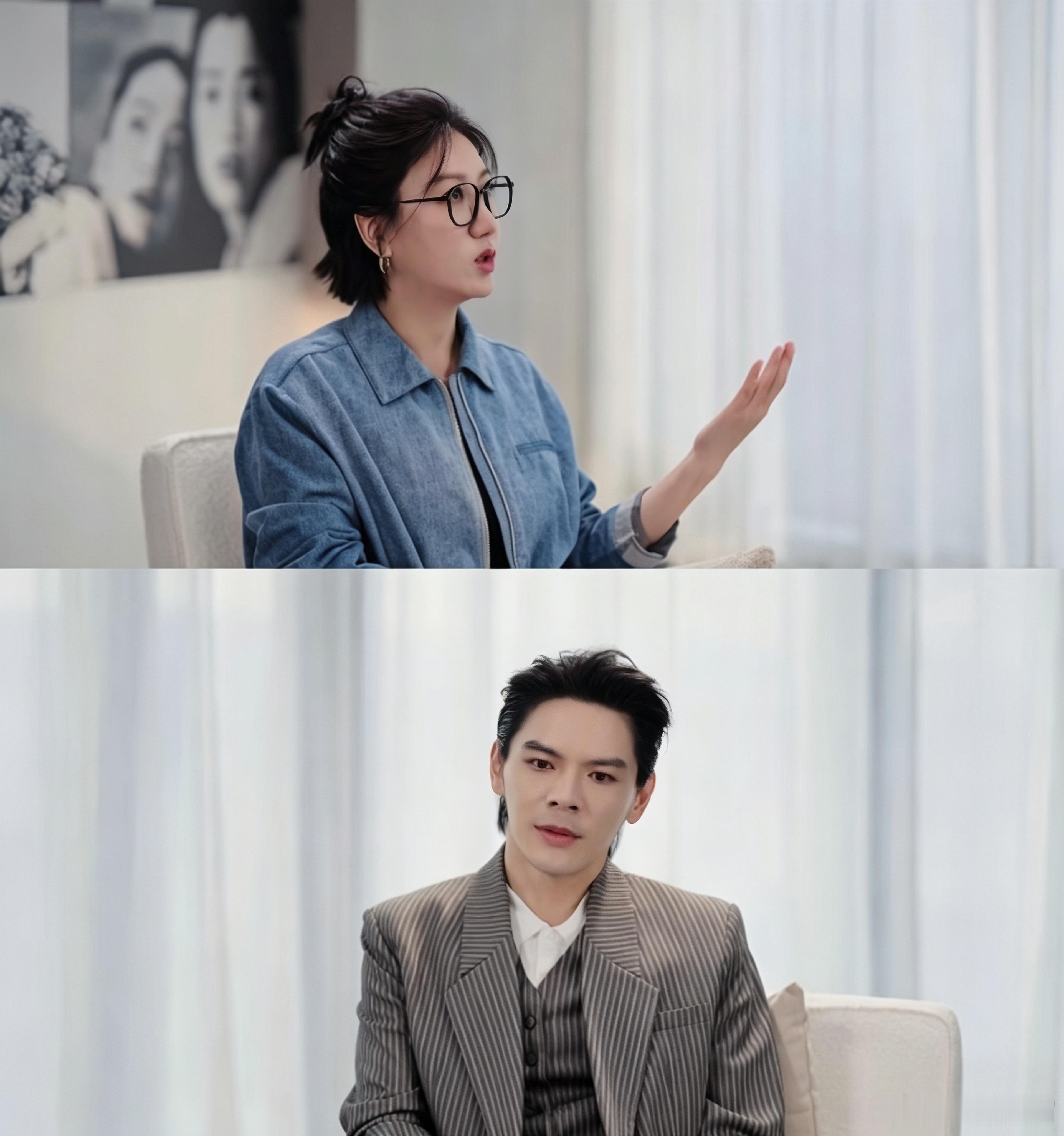 易立竞问向佐： 你们到底相不相爱？ 向佐没有替郭碧婷说 “爱”，而是开始讲画面。