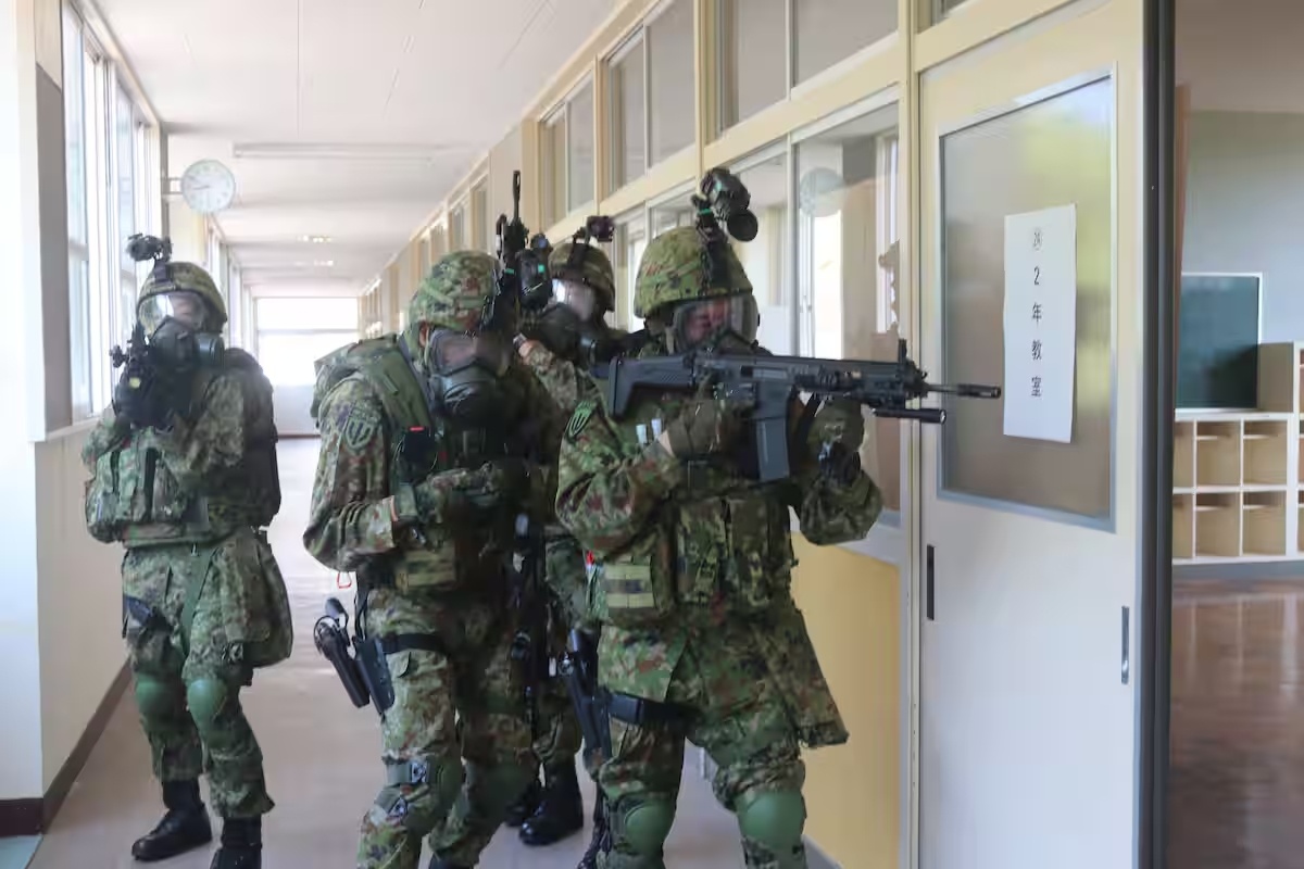 対馬警備隊普通科中隊城市战训练烽火问鼎计划 ​​​
