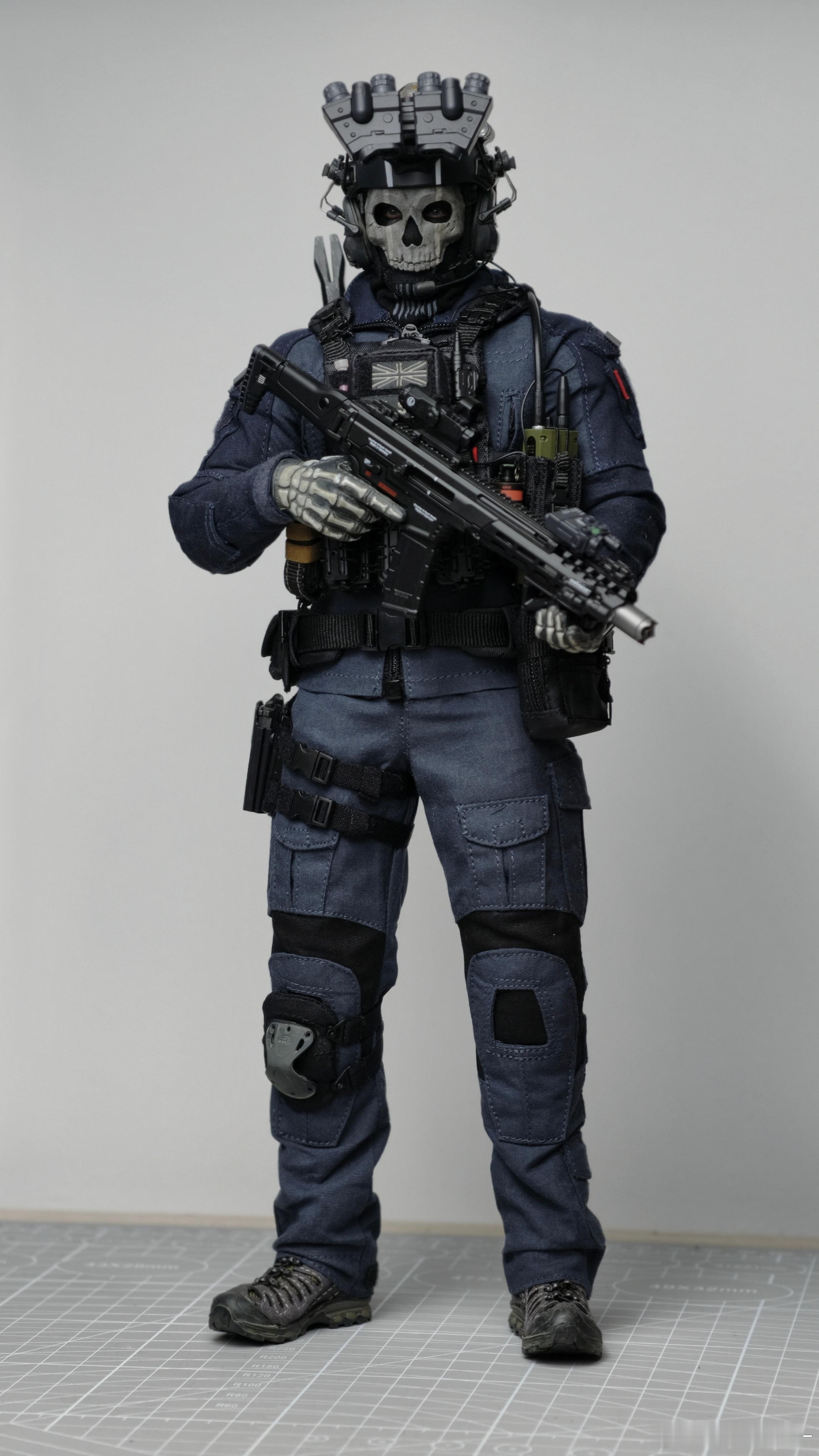 ES GA1010S夜战幽灵 帅！！使命召唤[超话]玩具摄影兵人 ​​​