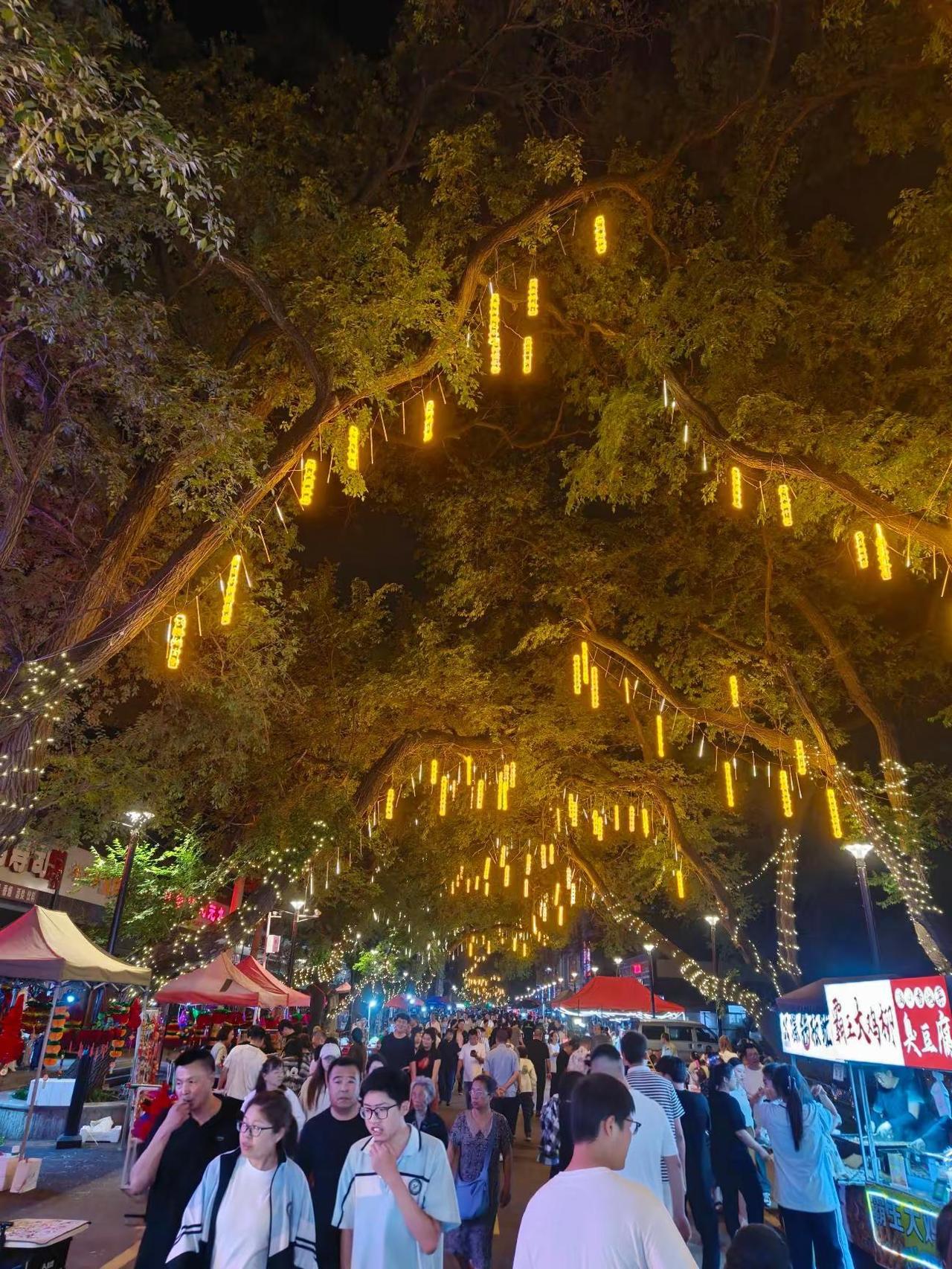 端午节快乐🙂 ✨端午夜游神集合！树上挂满小灯笼🏮人挤人也要冲的烟火气！本地夜