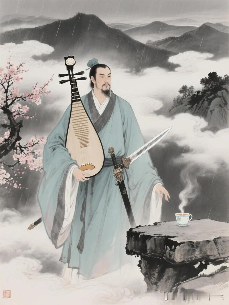 《卧云》
——宋·白玉蟾
满室天香仙子家，
一琴一剑一杯茶。
羽衣常带烟霞色，