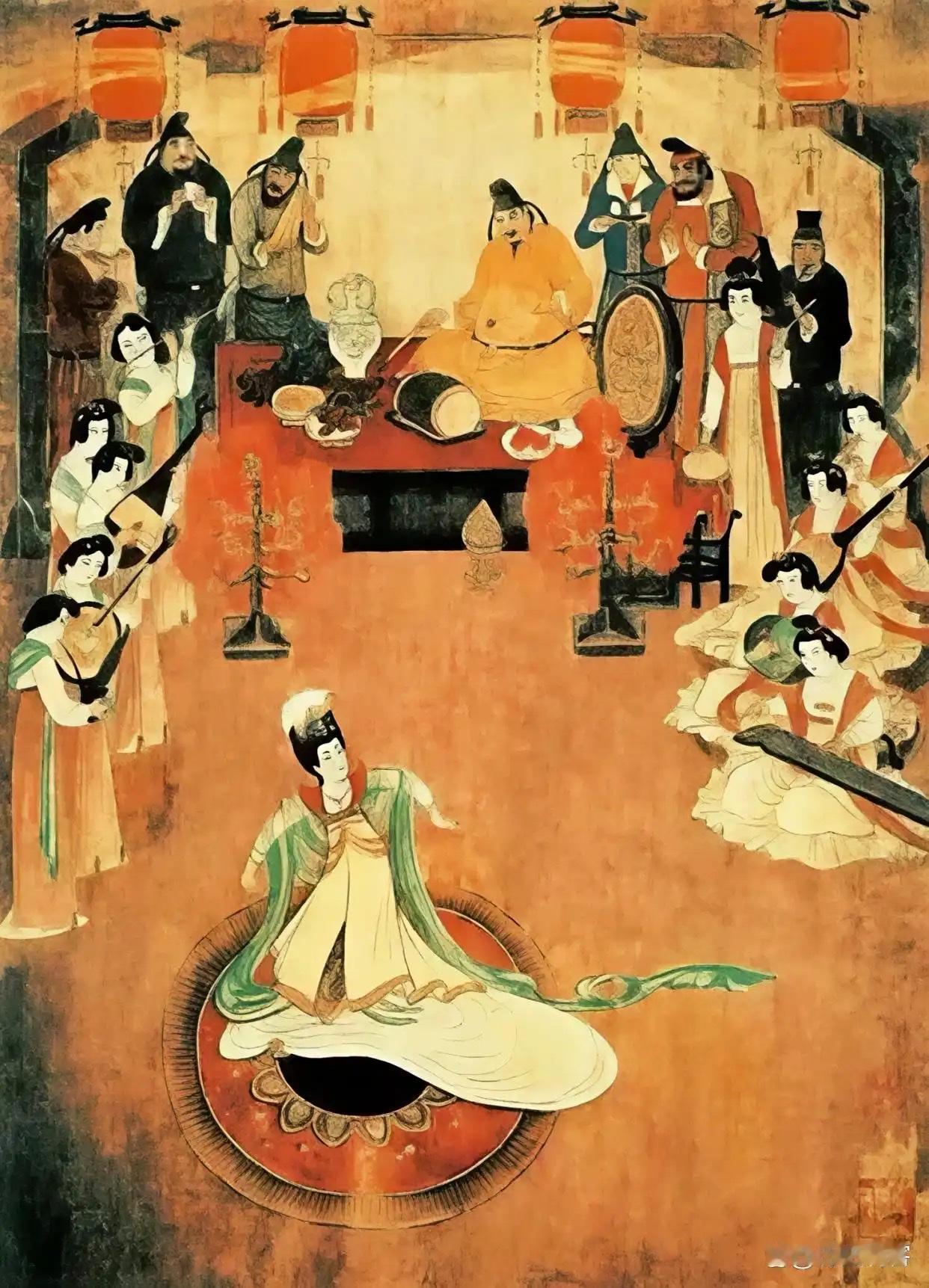 唐玄宗是顶级的音乐发烧友，他不仅亲设梨园，更创作了《霓裳羽衣曲》等神作。这种自上