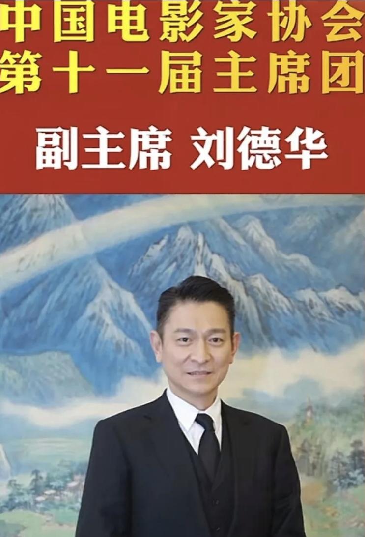 刘德华去年当选中国影协副主席。