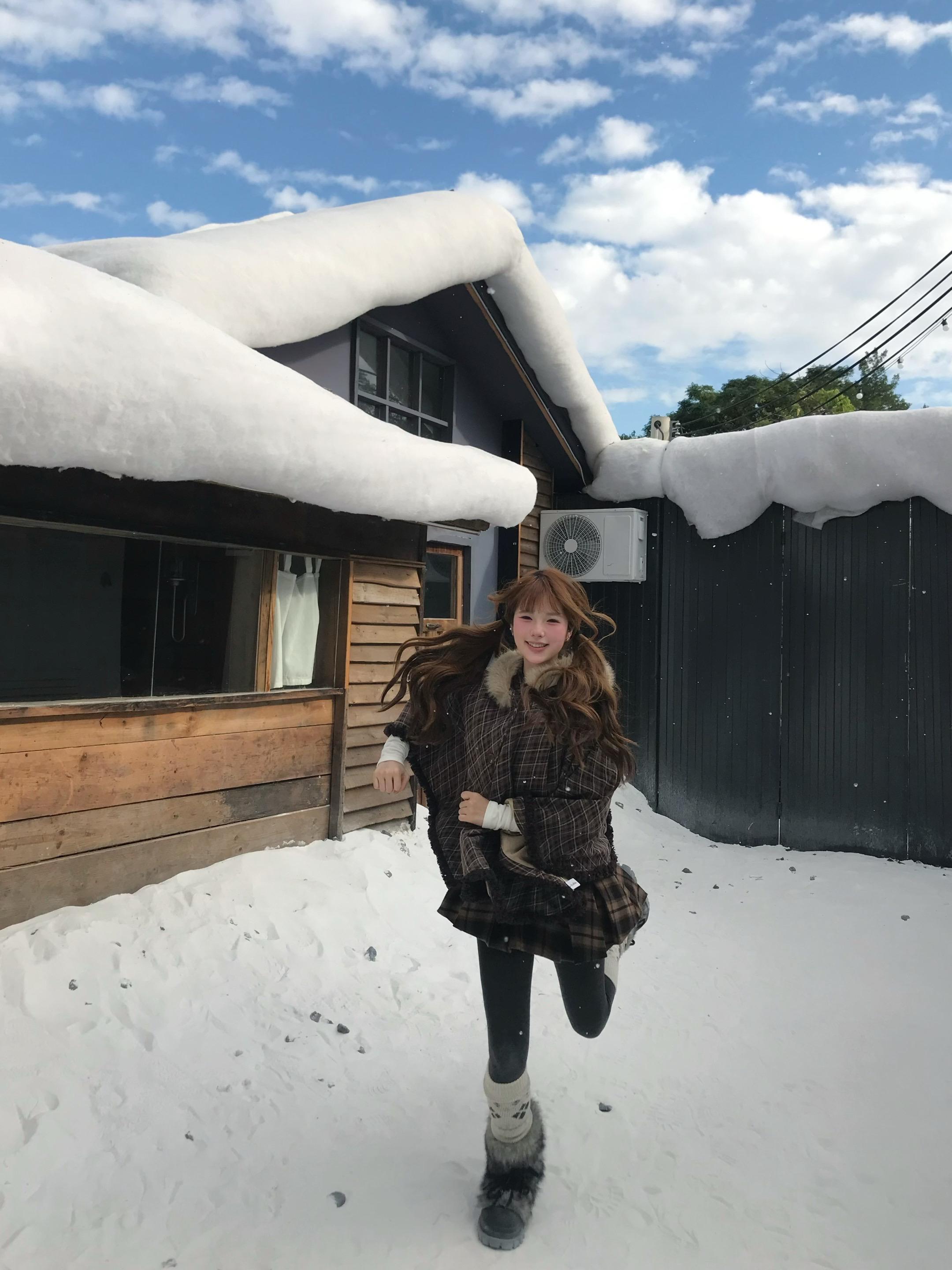 我们真的一起去看了北海道的雪～