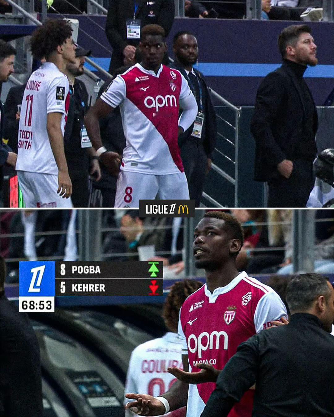 【巴黎FC主场4比1大胜摩纳哥，33岁昔日锋霸博格巴，替补登场】这场巴黎FC 4