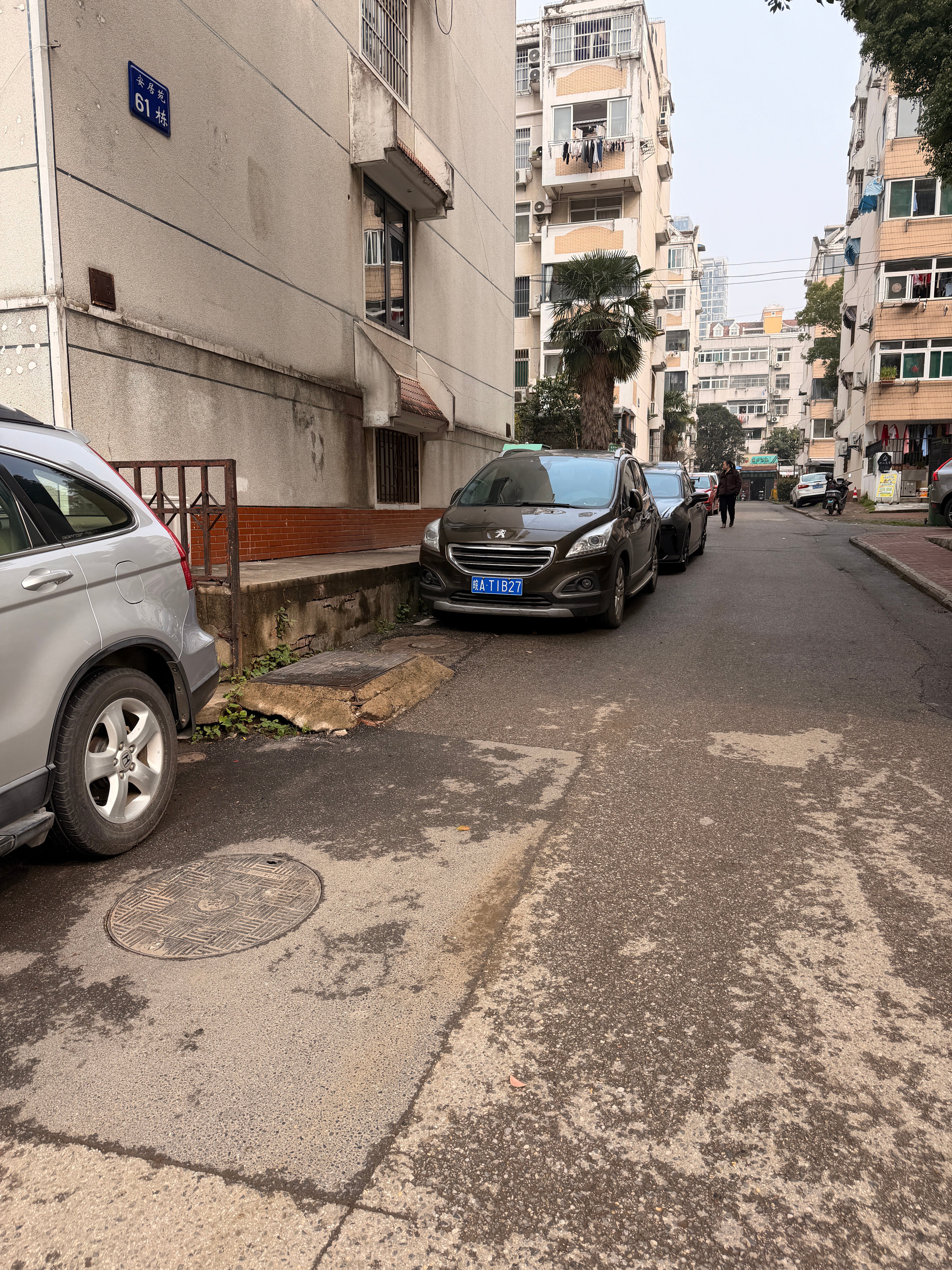 昨晚没吃晚饭，饿鼠了饿鼠了！今天开着领克03+来老小区吃锅贴🥟为了吃，再窄的巷