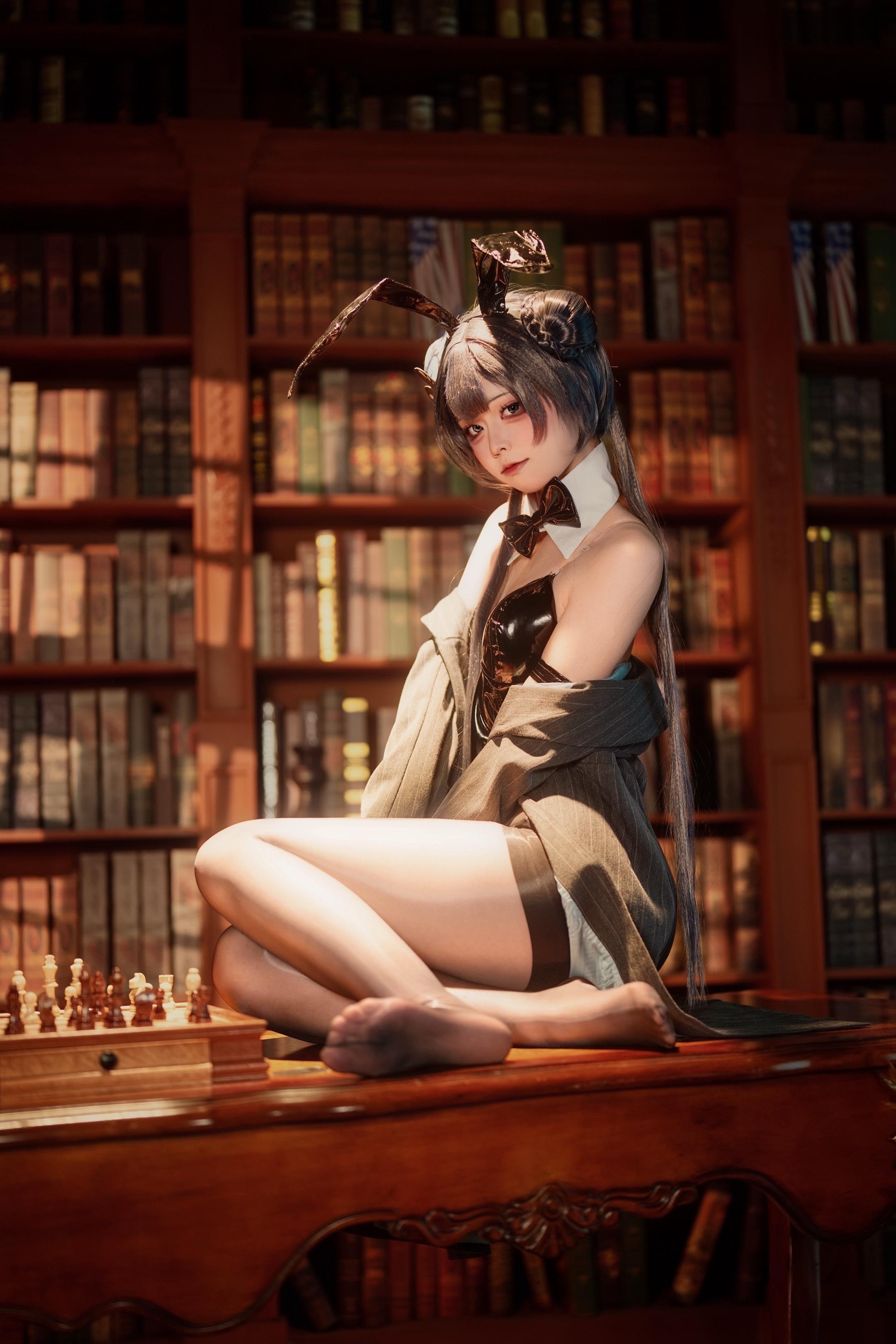 妃咲兔女郎cosplay.