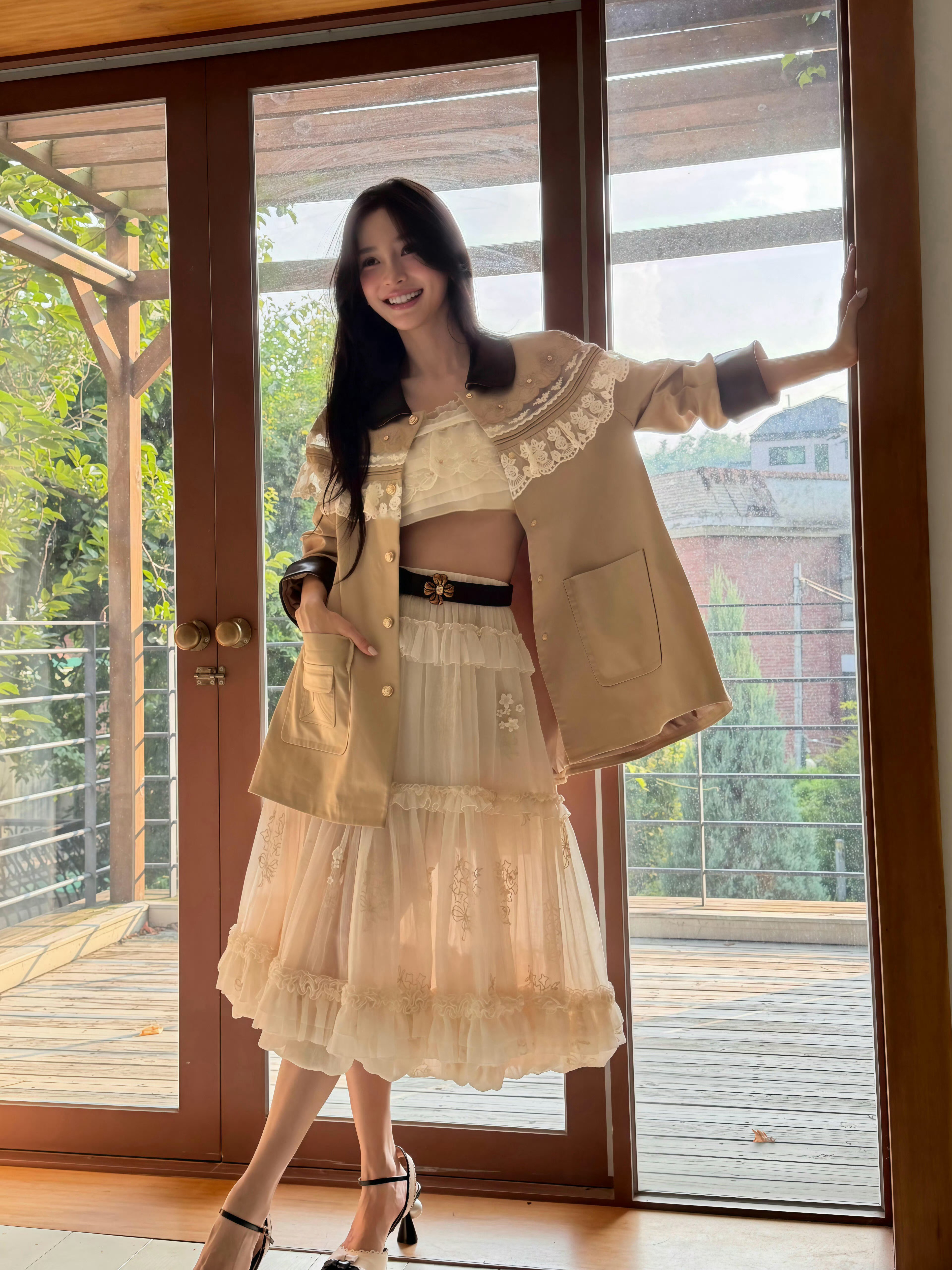 angelababy 杨颖 将将们喜欢大统帅 穿的那一套造型呀