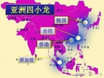 2023年亚洲四小龙的GDP，中国台湾第二，新加坡超过中国香港排在第三！
1、韩