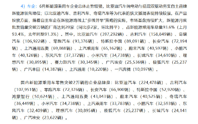 小米汽车6月乘用车零售34738辆 7月8日，乘联分会发布2026年6月全国乘用
