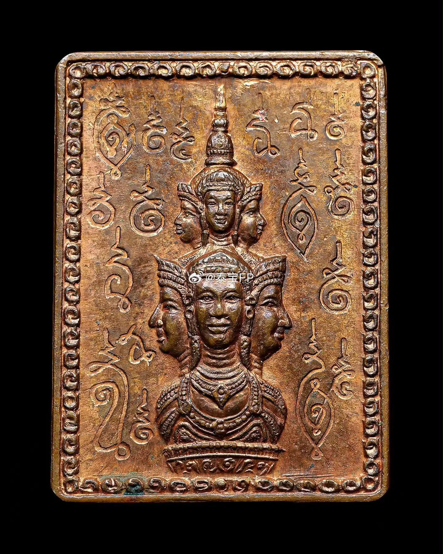 阿赞坤潘第一期邮票泽度金，佛历2530年第二贵模，左治模品相干净舒服泰国能量佛牌