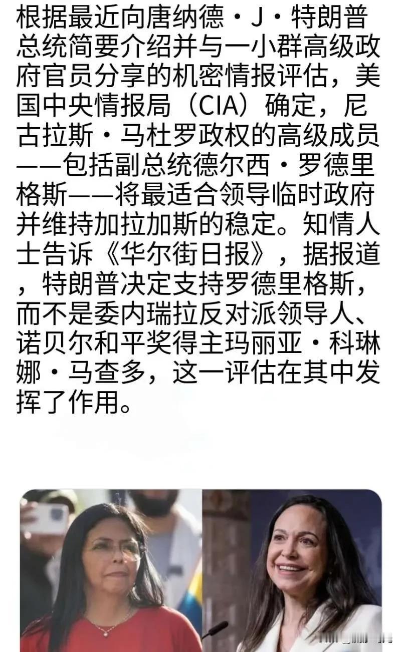 根据最近一份向总统特朗普简报并与少数高级政府官员分享的机密情报评估，美国中央情报