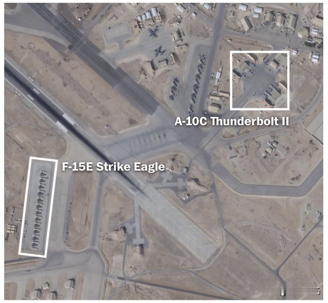 美国《华盛顿邮报》获得的行星实验室，1月25日拍摄的约旦穆瓦法克·萨尔蒂空军基地