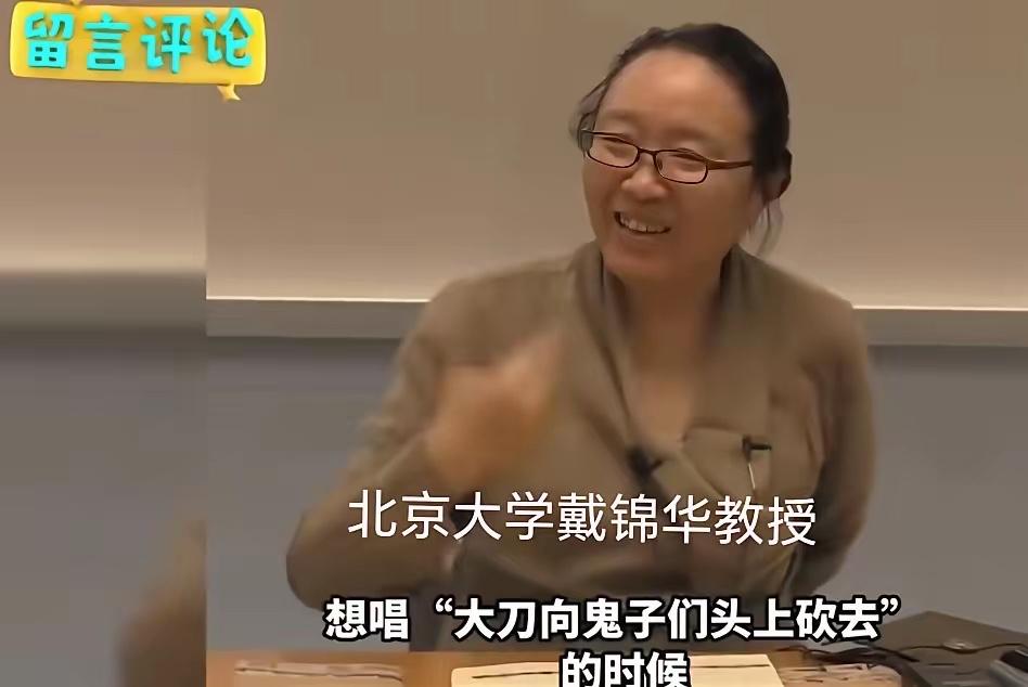 北大戴锦华教授说，当她与一群日本左翼学者进行了一次时间跨度超5年的战争学术研讨后