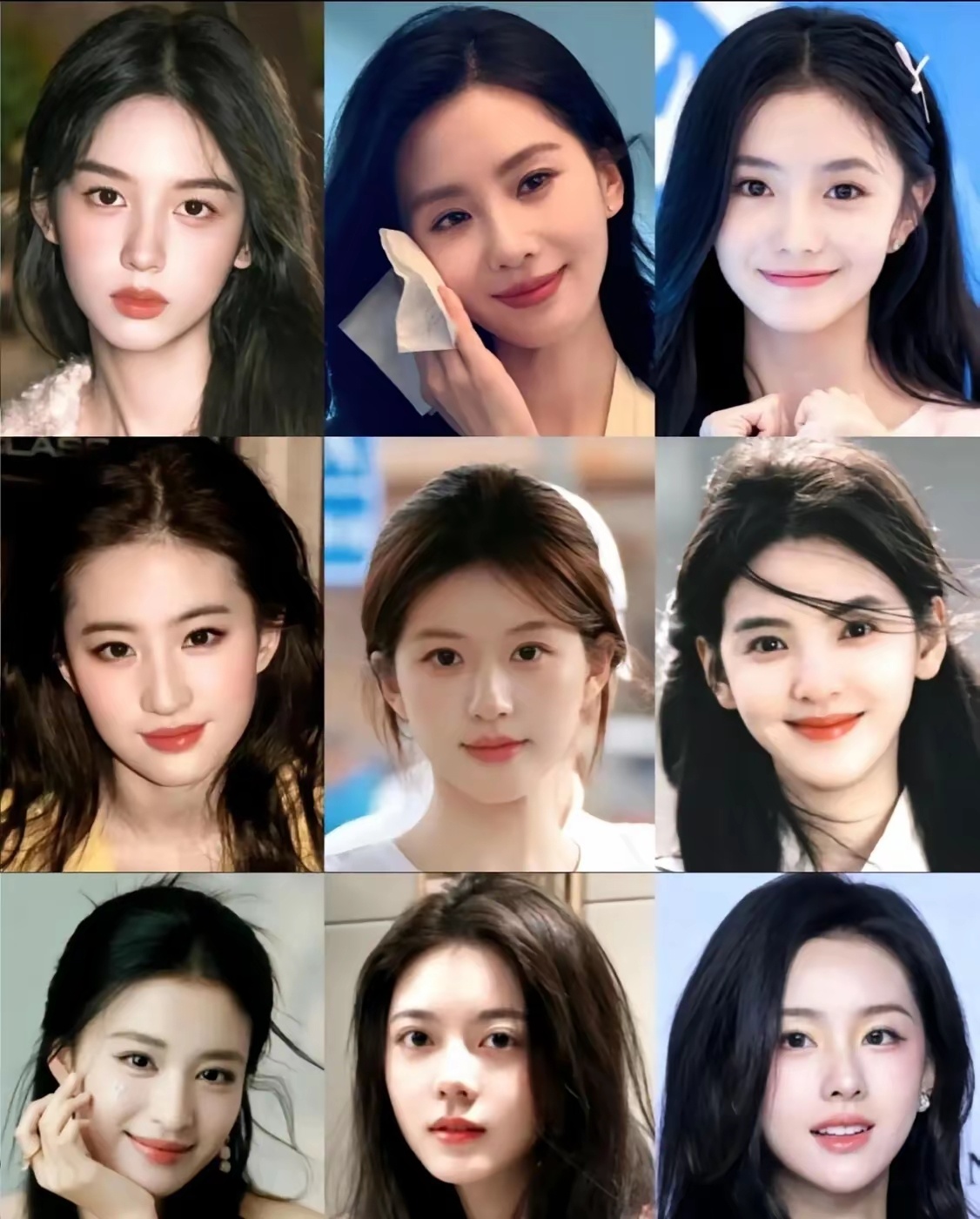九位内娱女星，你最吃谁的颜值？ ​​​