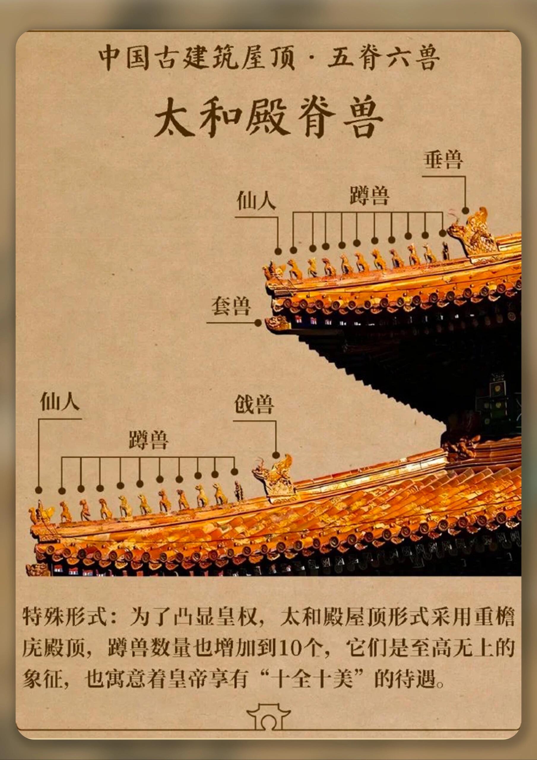 达官显贵才知道的五脊六兽十蹲兽 