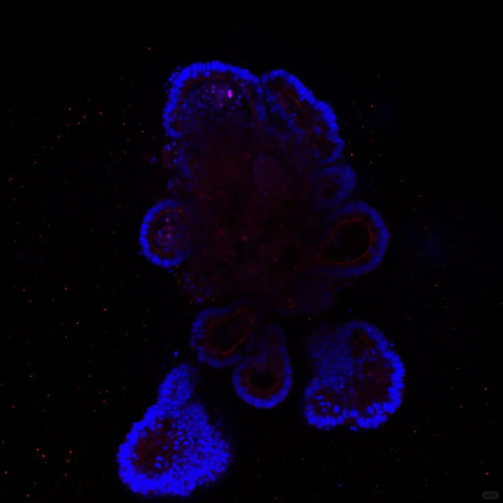 小鼠小肠类器官免疫荧光(共聚焦拍摄)