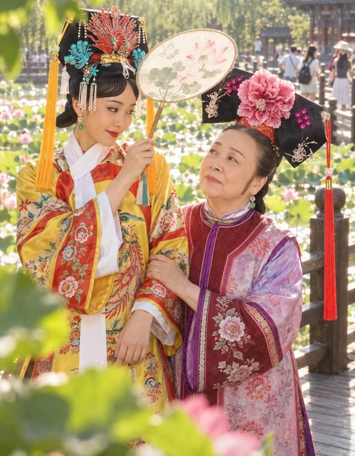 皇后容嬷嬷主仆变闺蜜皇后容嬷嬷爱自己起来好迷人很难不脑补！皇后和容嬷嬷抛下后宫争