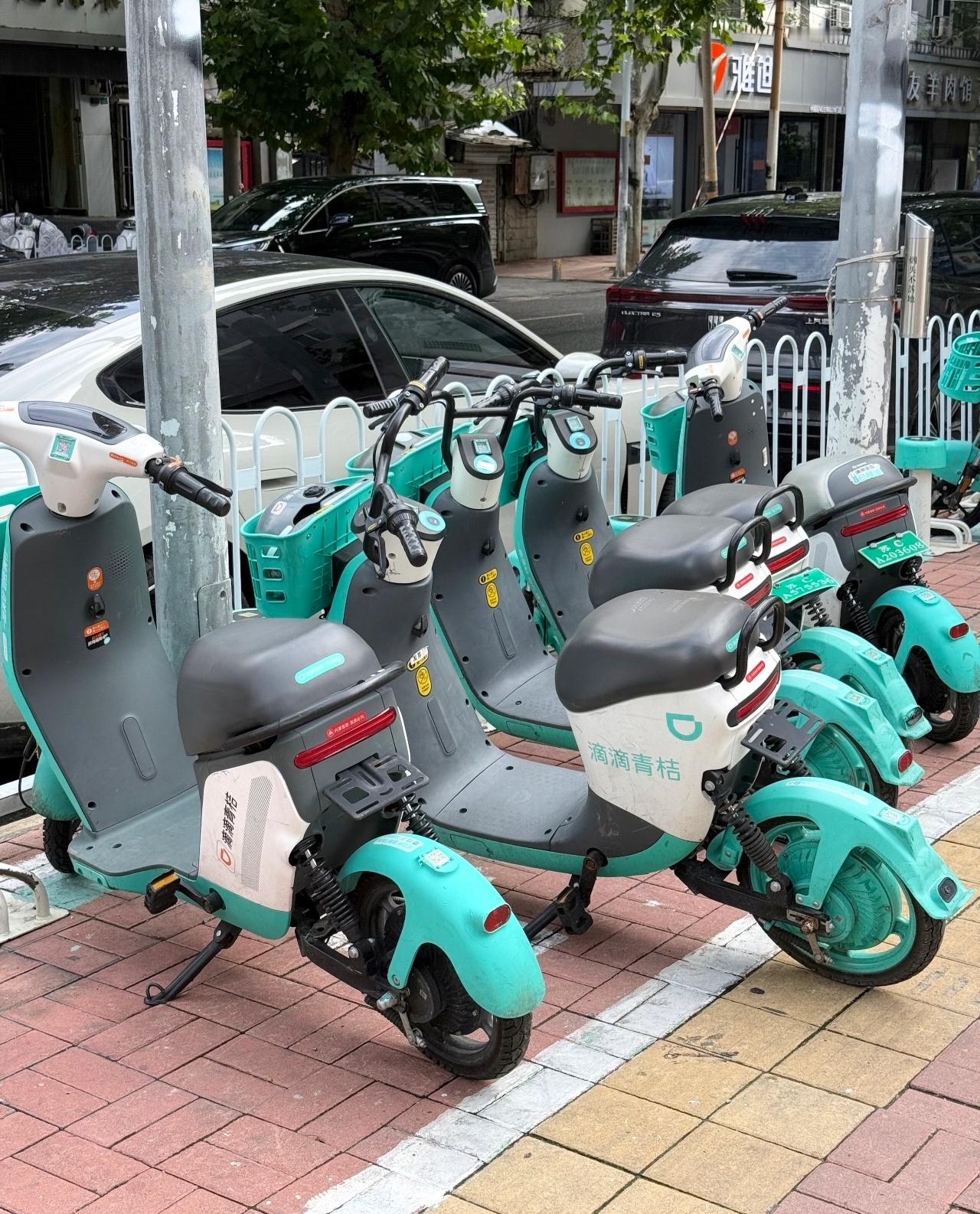 雅迪毛豆车型这新款国产电动车跟共享电瓶车有啥区别？共享电瓶车不怕丢！新款国产不怕