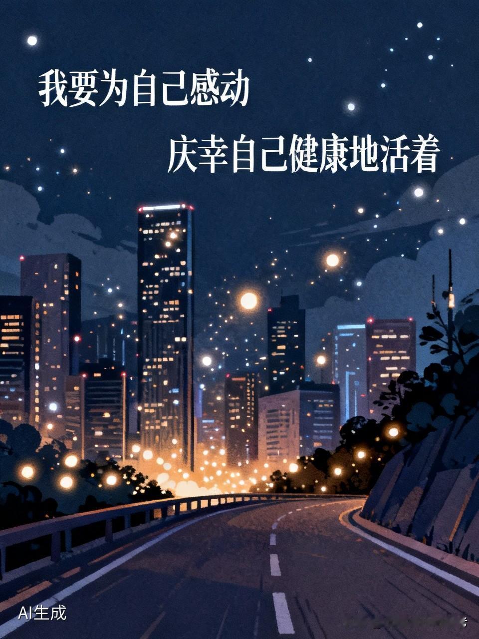 我要为自己感动
文/曾祥国残红
我要为自己感动，庆幸自己健康的活着
这旅程充满艰