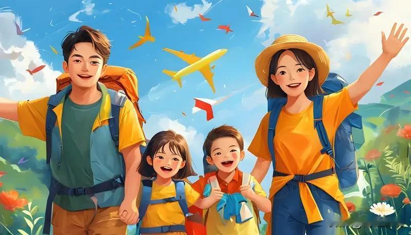 我认为合家出游。五一假期，唯合家出游最惬意
 
五一假期恰逢春日盛景，于我而言，