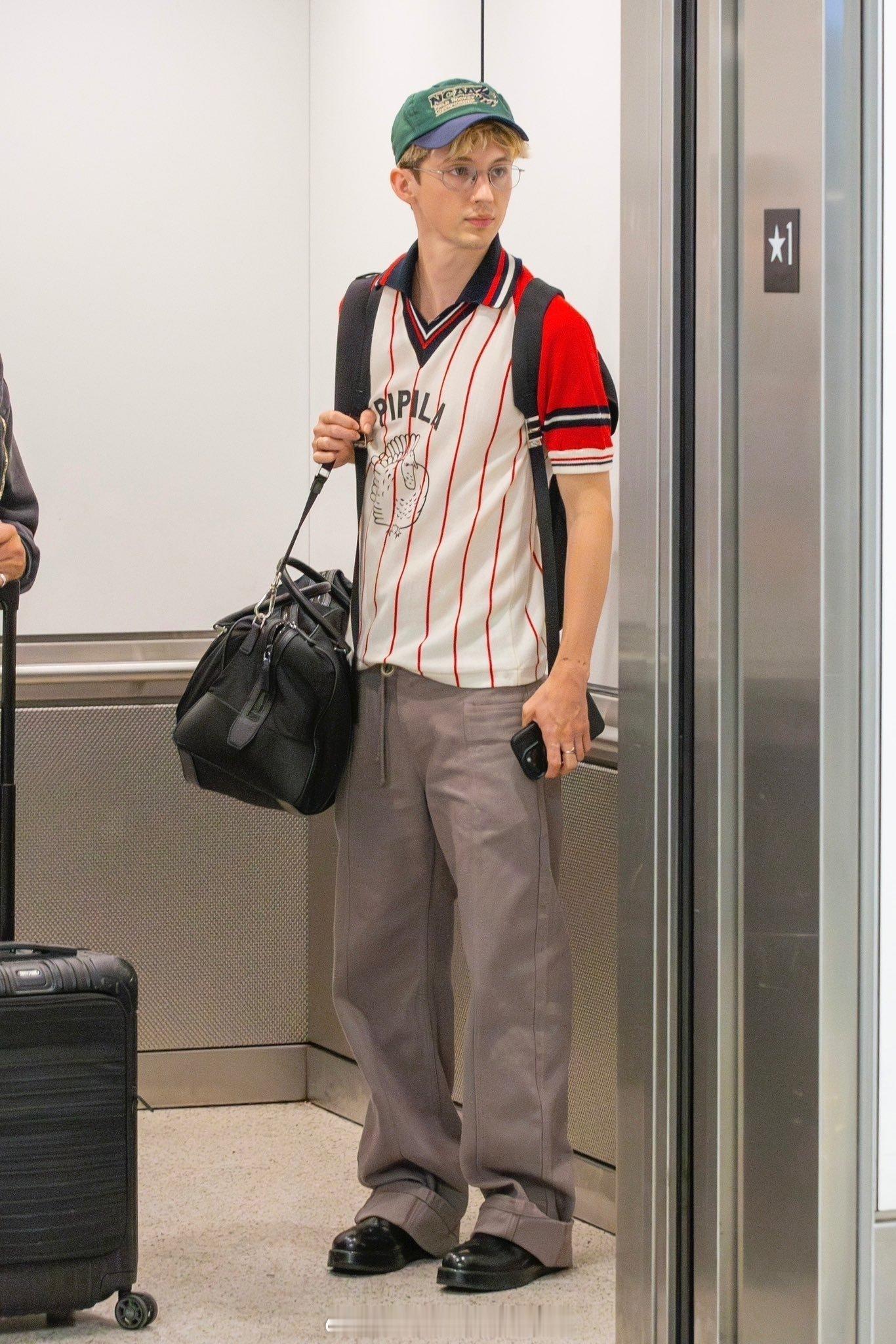 Troye Sivan at LAX. ​​​