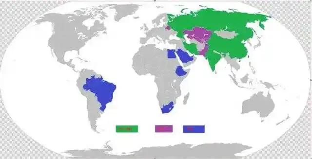 上合和金砖扩容，一张图看懂。
金砖今年扩容，5国变成十国；上合也经过多轮扩容，从