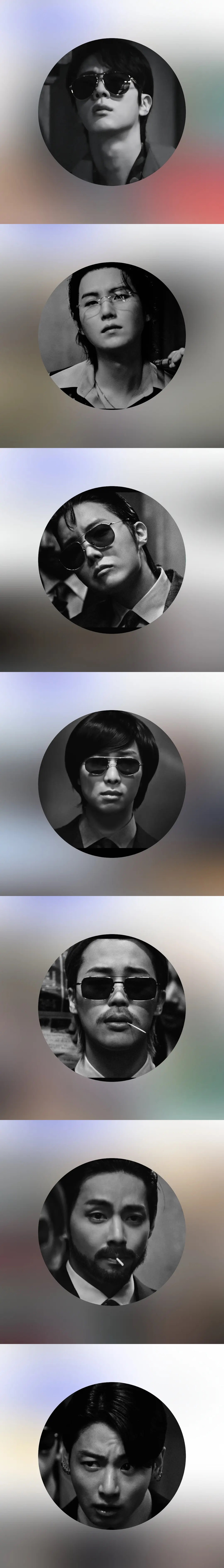 BTS全员更新ins头像 BTS全员更新ins头像，好抽象，谁的好看 