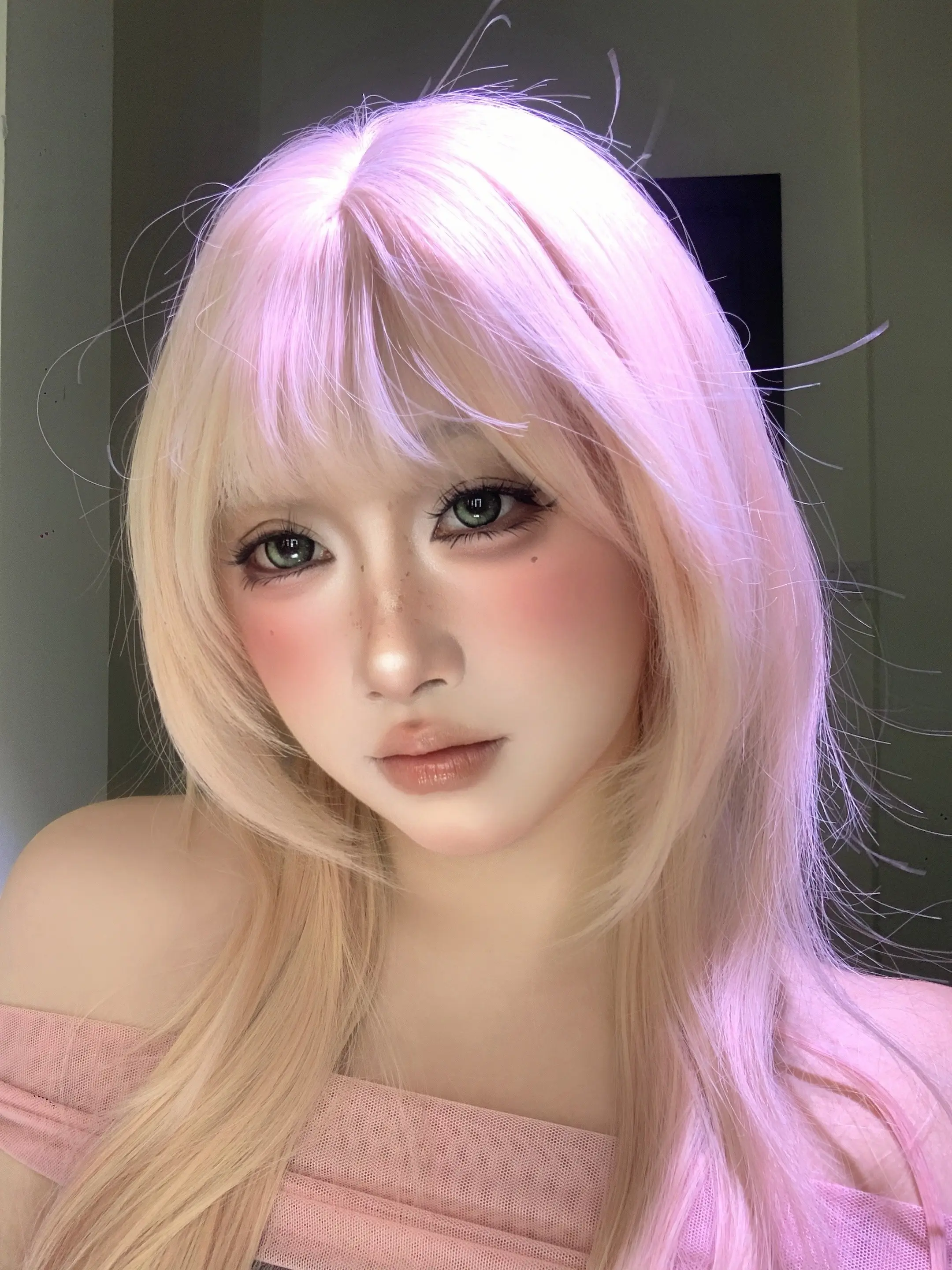 每次换发型都给我惊喜。骗你的 是我pxx41 淘的假发