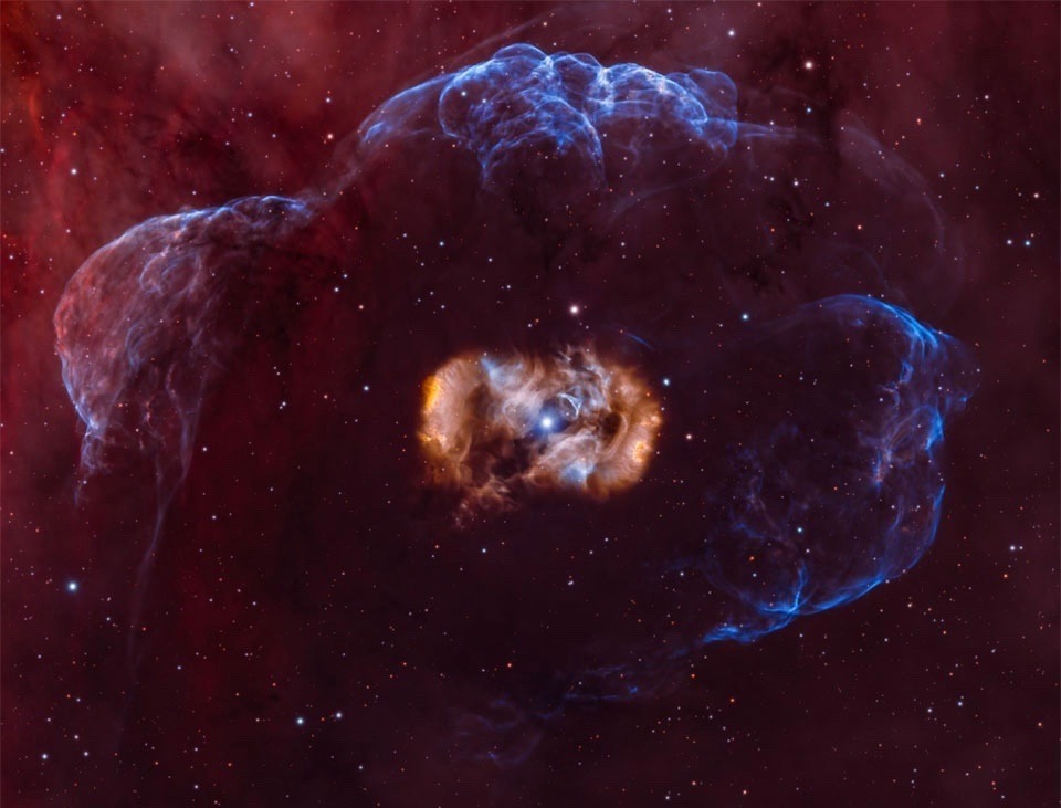 #每天一天文图# NGC 6164：龙蛋星云和光环 ​​​