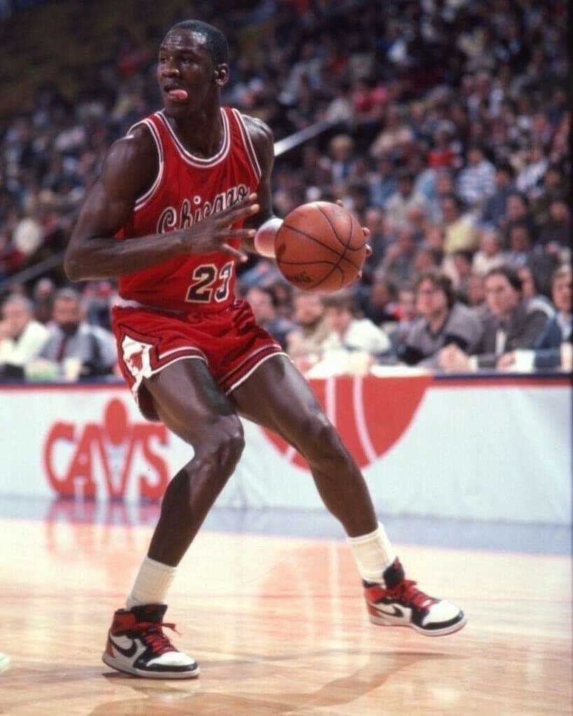 Michael Jordan balcktoe 