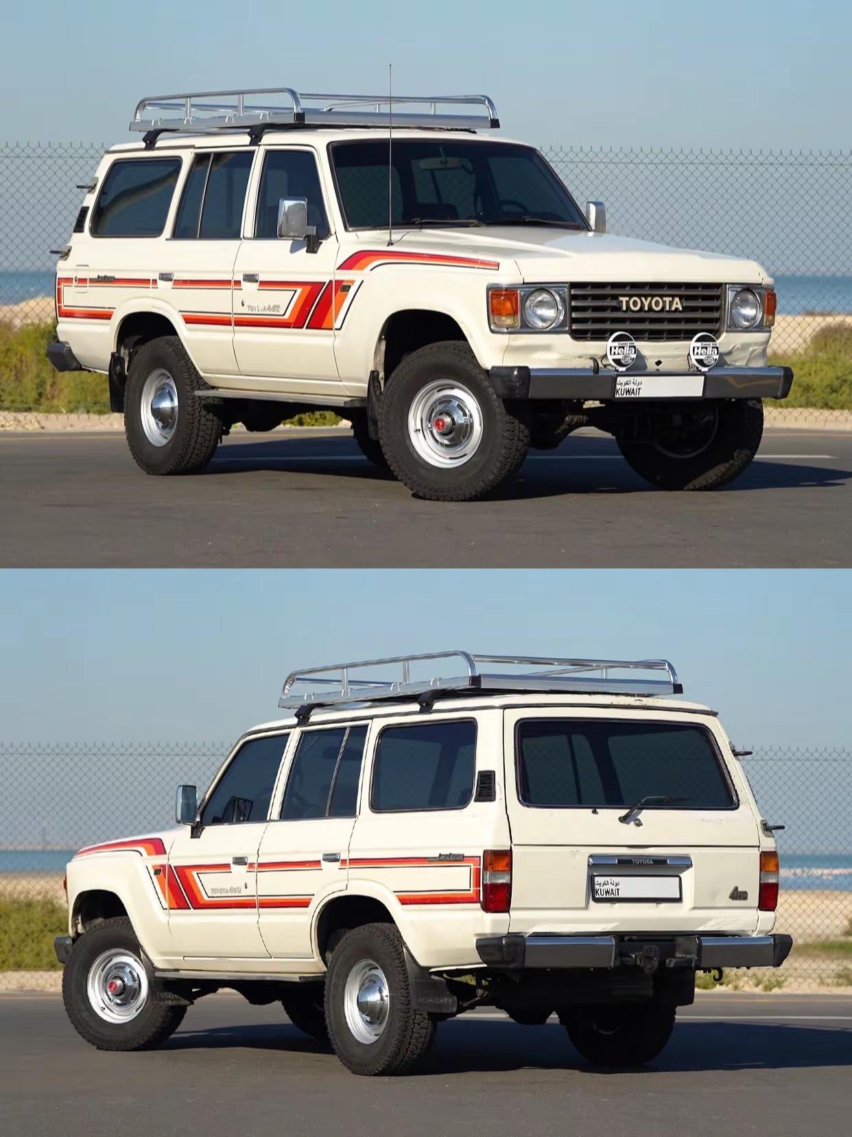 1985款丰田兰德酷路泽FJ60。1985款丰田兰德酷路泽FJ60：属于硬派越野