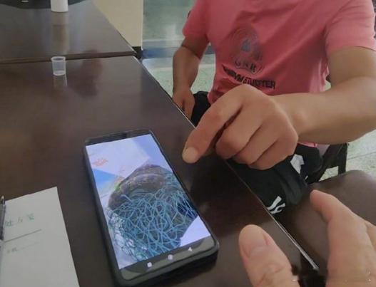 男子放生大蛇反遭锁喉撕咬 本是善意放生举动，大蛇却毫无灵性猛然突袭，锁喉撕咬十分