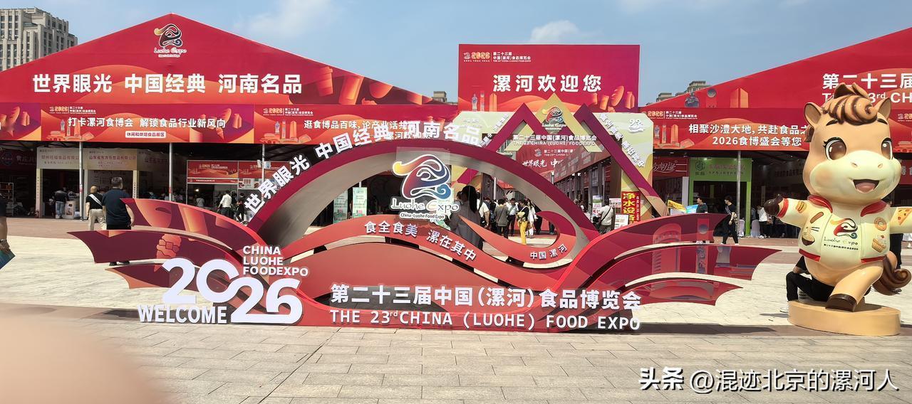 【漯河食博会开幕，亮点频现，俄罗斯帅哥是焦点 】4月19日，一年一度的第23届中