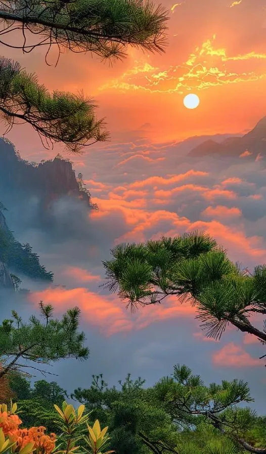 美图欣赏——泰山顶看日出