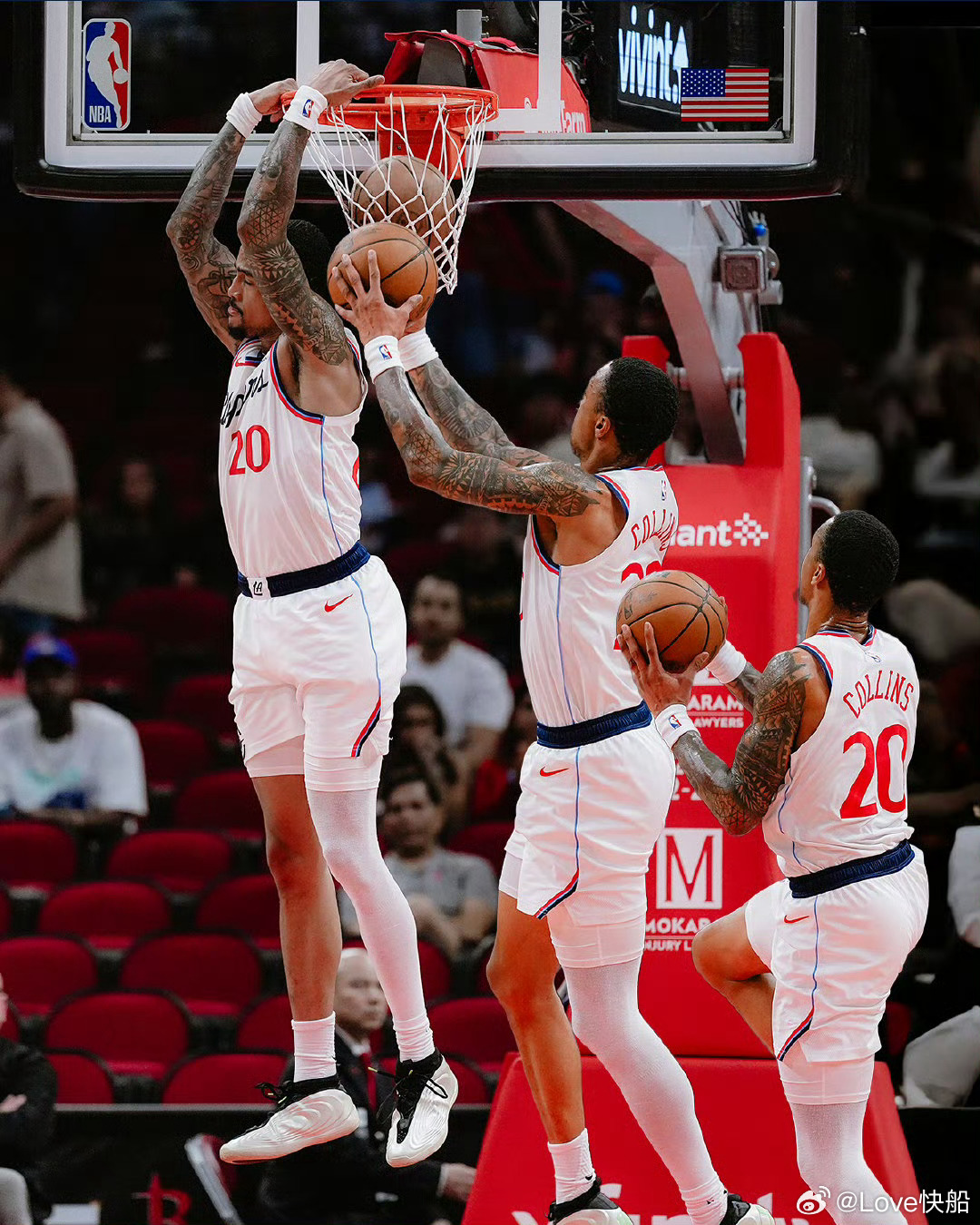 快船队表示，约翰·科林斯今天进行了场上训练，但球队“预计他本周将继续缺席比赛，因