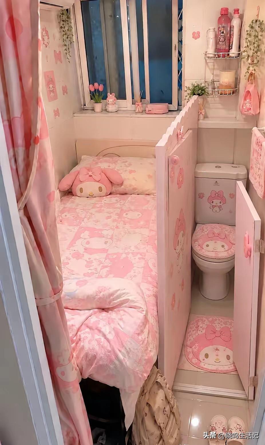 住这房子的女生，一定很可爱吧。